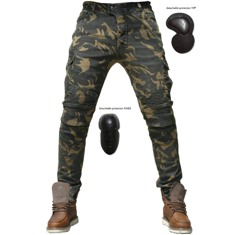 New Autumn Winter Camouflares Casual Harei Locomotive Jeans Locomotive Riding Jeans Locomotive Racing Pants