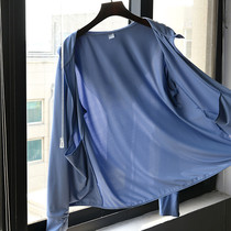 T3078 has large size light breathable anti-UV summer couple hooded skin coat sunscreen coat thin coat