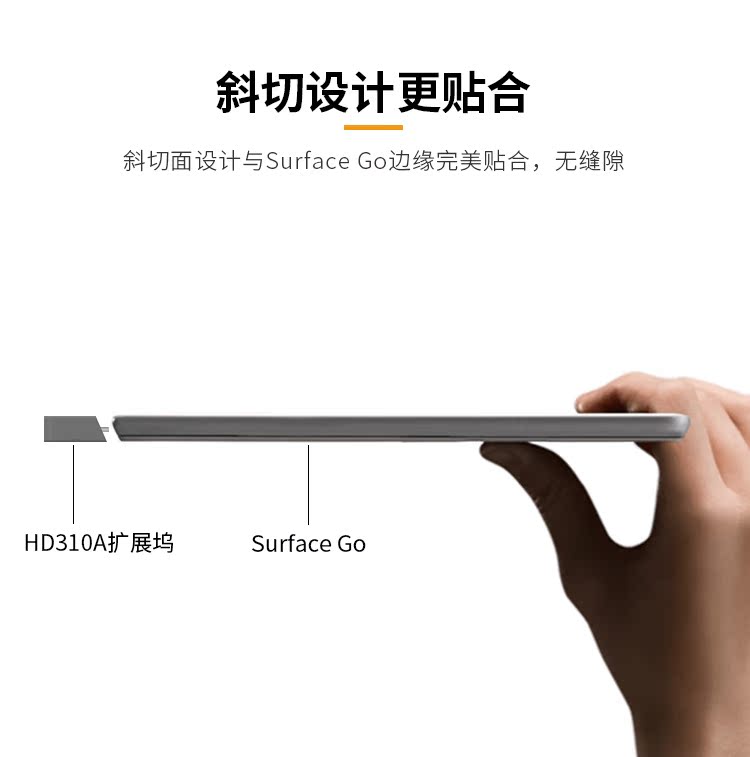 Phụ kiện HyperDrive Surface Go Docking Station Microsoft Tablet Converter PD Sạc HDMI - USB Aaccessories quạt để bàn mini