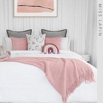 MISSLAPIN HOTEL-LIKE INTER-BED CHILDREN ROOM Bedding Kit All-cotton Pink Girl House Holding Pillows 12 pieces