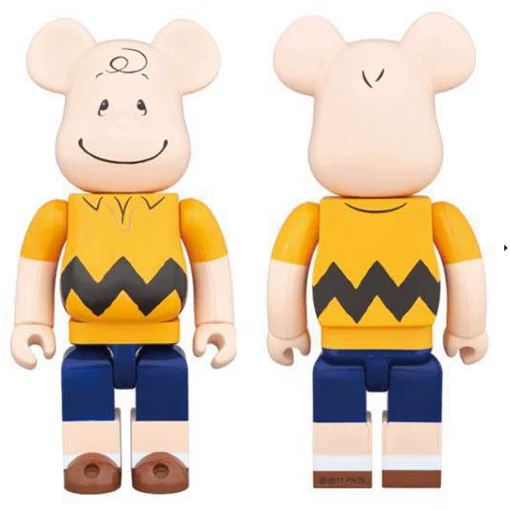 [熊出现货 SNOOPY Charlie Brown 查理布朗 BEARBRICK 400%]