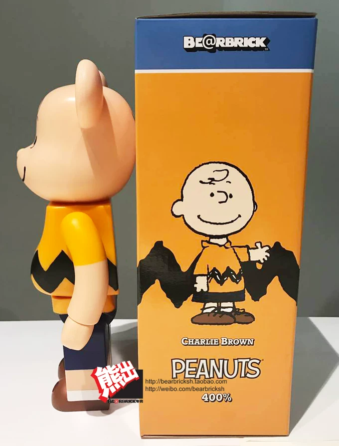 [熊出现货 SNOOPY Charlie Brown 查理布朗 BEARBRICK 400%]