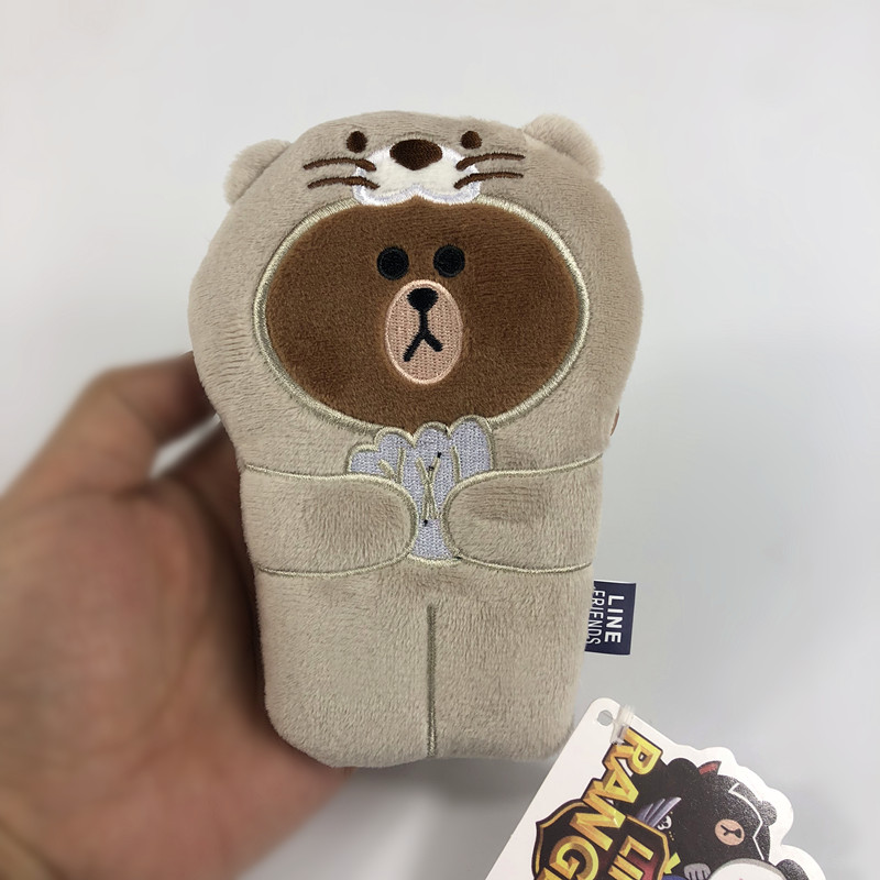 Phim hoạt hình mới của Hàn Quốc gấu nâu Sally gà váy khủng long zero anime xung quanh em gái mềm dễ thương ví tiền mặt dây chuyền hình dán one piece