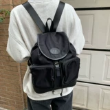 Рюкзак, сумка на одно плечо, летняя брендовая универсальная черная сумка через плечо, в корейском стиле, Южная Корея