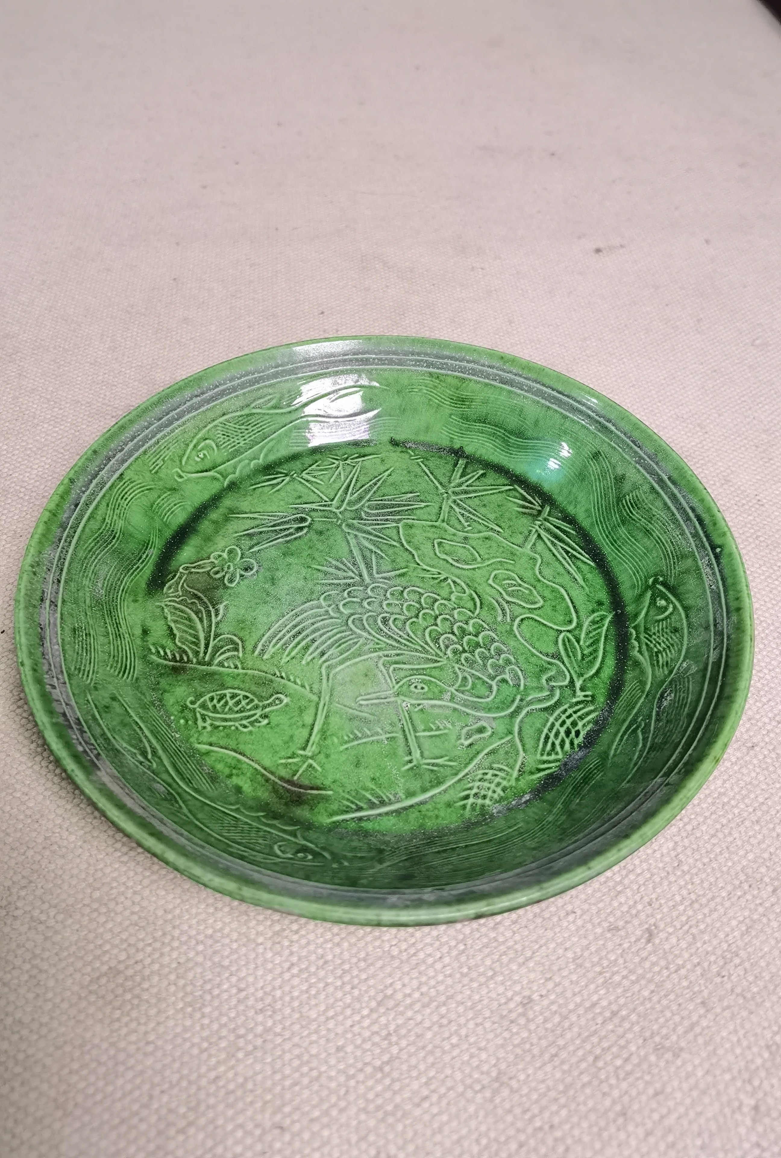 宋瓷收藏：定窑绿定盘的魅力何在？🎨-仿古瓷器-淘宝好物网