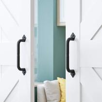 Barn door handle extra thick extra thick handle carbon steel sliding door handle wrought iron handle
