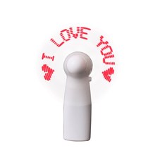 Fan support Flash word fan diy custom handheld LED flash light creative advertising gift