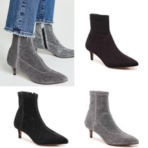 American Rebecca Minkoff SAYRES shiny side zipper pointed comfortable fashion womens boots