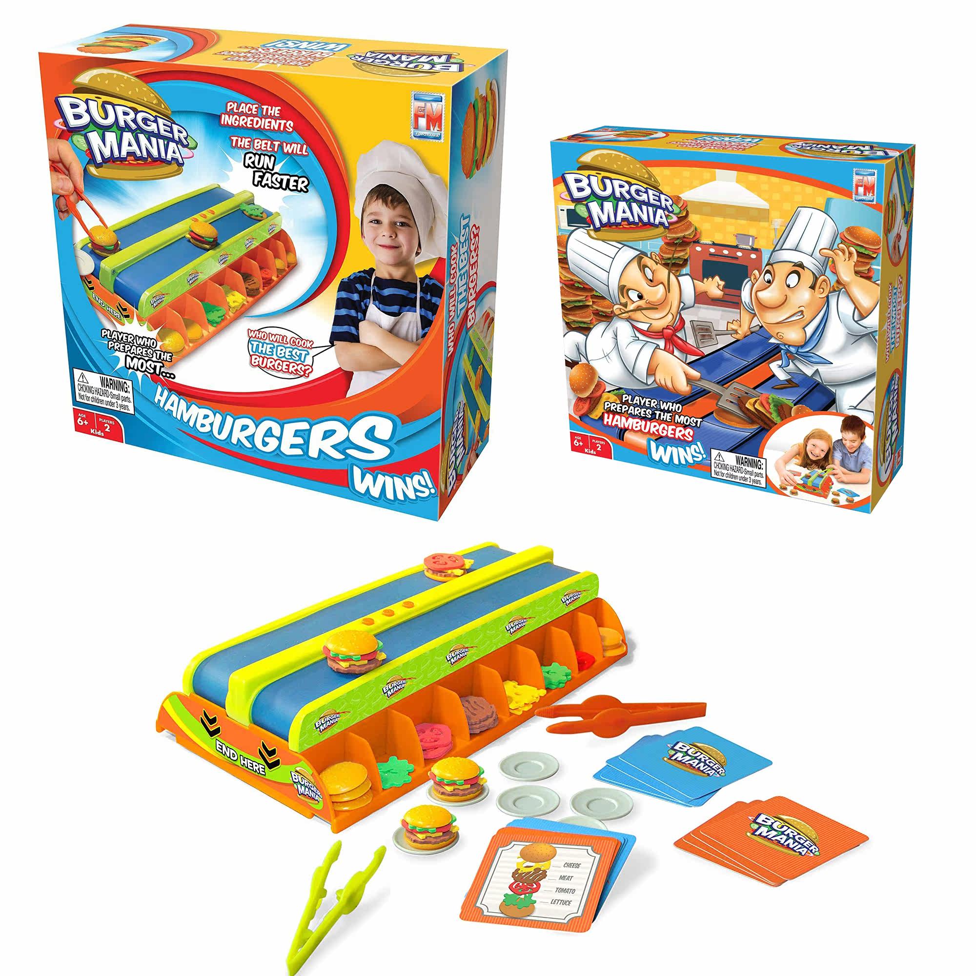 American Fotorama Crazy Burger Conveyor Belt Burger Creative Table Tours Parenting Gameplay Children Puzzle