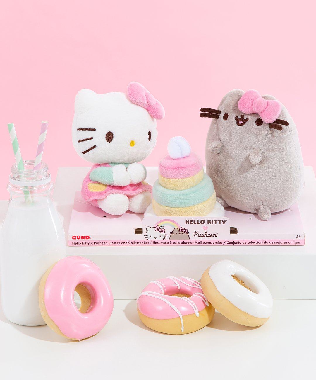 Pelúcia Hello Kitty x Pusheen Best Friend 13cm (GUND) Pelúcia Hello Kitty x Pusheen Best Friend 13cm (GUND)