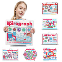 American Spirograph thousand-flower ruler cyflex fun puzzle drawing board ruler student stationery set