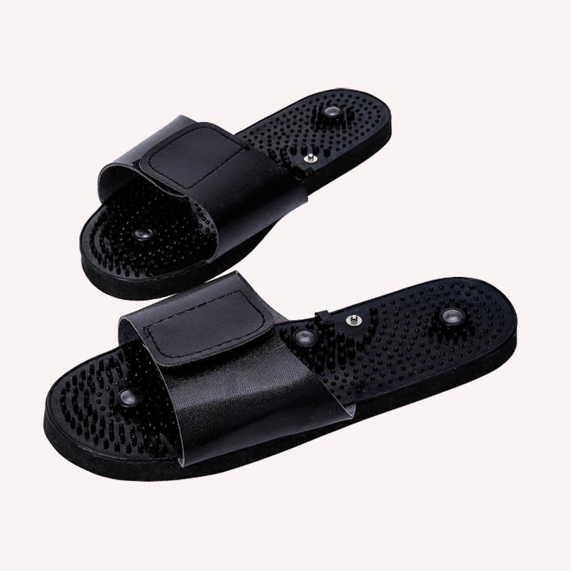 Footwear shoes Universal insertion button magnetic health massage shoes acupuncture electrotherapy machine accessories slippers