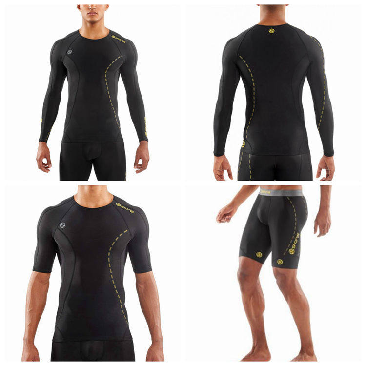 Sea Taawash spot Skins DNAmic male and female long sleeve short sleeve running fitness compression suit shorts cover