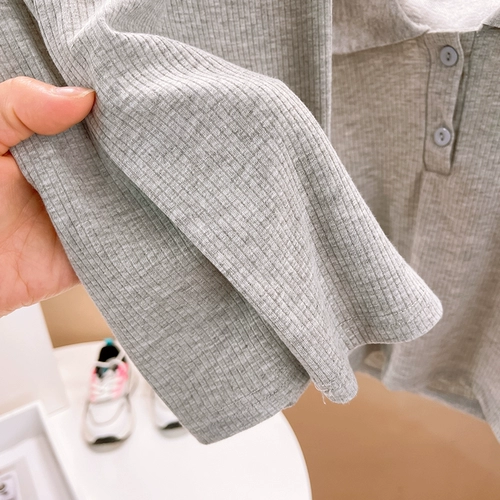 Футболка polo для отдыха, штаны, летний комплект, подходит для подростков, короткий рукав, в корейском стиле