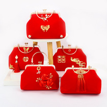 cai li qian bag wedding supplies wedding engagement red envelopes 60000 bride red bag li jin bao Chinese style Hand bag