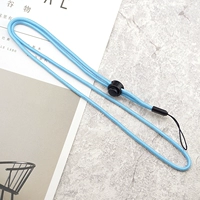 Висящий в стиле шеи синий