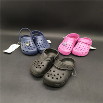 Foreign trade original single childrens sandals leisure summer cool beach hole shoes boys non-slip wear-resistant womens shoes primary school students