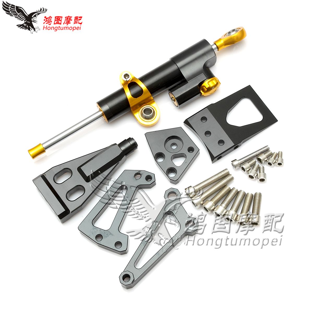 Adaptation Kawasaki ER6N 09-12 years ER6F 05-11CNC titanium ruler direction damper direction rocker arm-Taobao