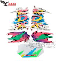Applicable kawasaki Kawasaki KDX200 KDX250 car sticker paper car sticker flower