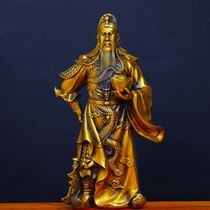 Pure Tongguan Gong Statue is dedicated to Guan Erye for the financial and financial mercy of the Lord Guan Yu and the statue of the Buddha statue of the Buddha bronze statue