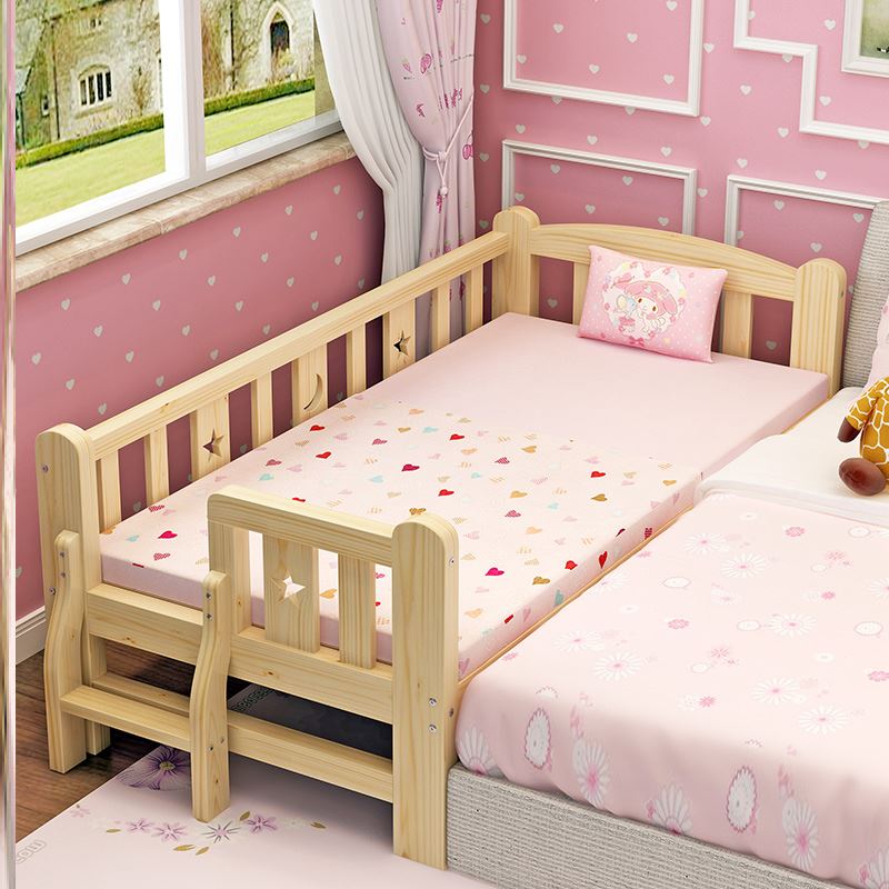 Kindergarten Special Bed Afternoon Nap Bed Single Bed Single Bed Simple Children Small Bed With Guardrails Boys Girl Children Cartoon Bed
