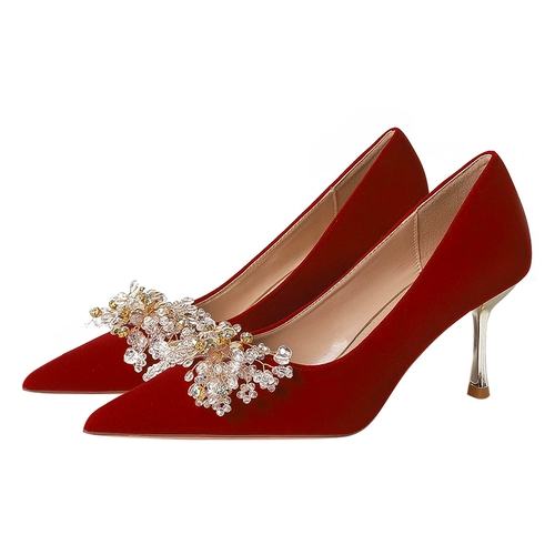 Свадебные туфли, обувь, традиционный свадебный наряд Сюхэ, свадебное платье для беременных, китайский стиль, против усталых ног