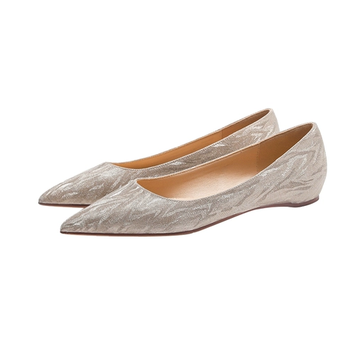 Высокие свадебные туфли, обувь с заостренным носом для беременных, цвета шампанского