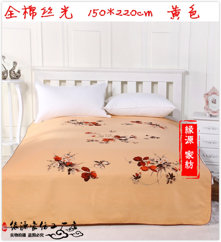 Quốc gia bông cổ điển đầy đủ dòng dày bông đơn dày đôi đơn tấm duy nhất Thượng Hải tờ cũ - Khăn trải giường bộ ga giường cute