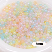 6 мм случайный смешанный цвет около 50