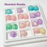 Звездное небо, украшение-шарик, браслет, ожерелье, аксессуар, бусины с аксессуарами, 12мм, «сделай сам»