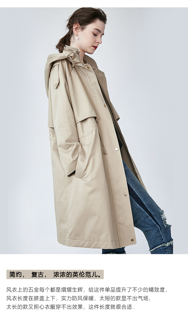 Trench pour femme HAINI  HENNY en Coton en Coton - Ref 3227439 Image 19
