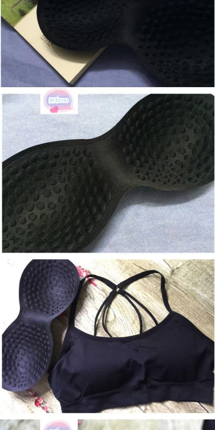 [2 miếng] miếng đệm ngực mỏng một mảnh thay thế áo ngực hàng đầu tập hợp massage miếng bọt biển một mảnh chèn combo miếng mút độn áo ngực