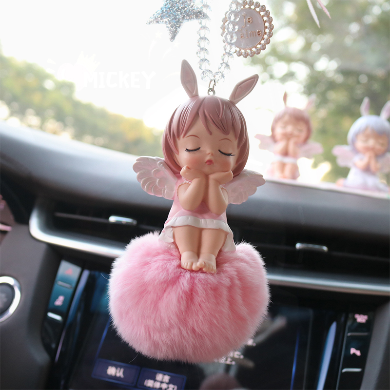 Applicable to Mercedes-Benz BMW Audi car pendant car interior decoration high-end atmospheric goddess model Anne car decoration