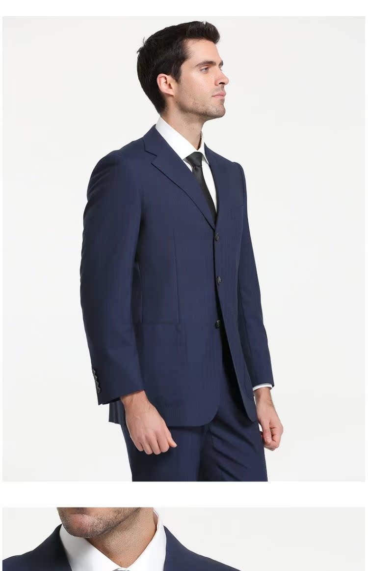 JUDGER / Zhuangji Bộ đồ len nam Bộ đồ len cho nam Bộ đồ công sở hai mảnh dành cho nam vest nam đẹp
