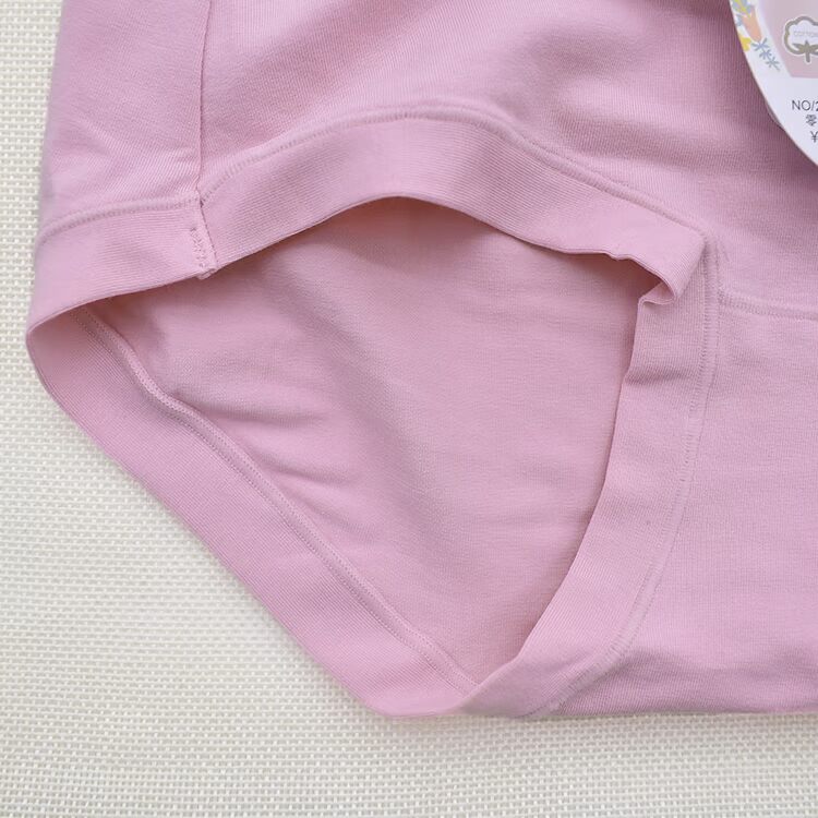 4 包邮 黛 cô gái lụa đích thực sức khỏe cotton thoáng khí mid-up rắn màu tam giác đồ lót 25071 quần lót nam nữ đẹp