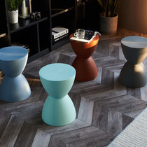 Nordic changing shoes small stools modern minimols Thickening Plastic Creative Round Designer Stools