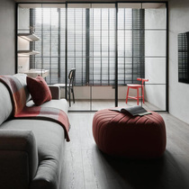 Sofa pedalling short stool small stool Nordic modern creative designer cloth art small sofa pedalling footrest stool