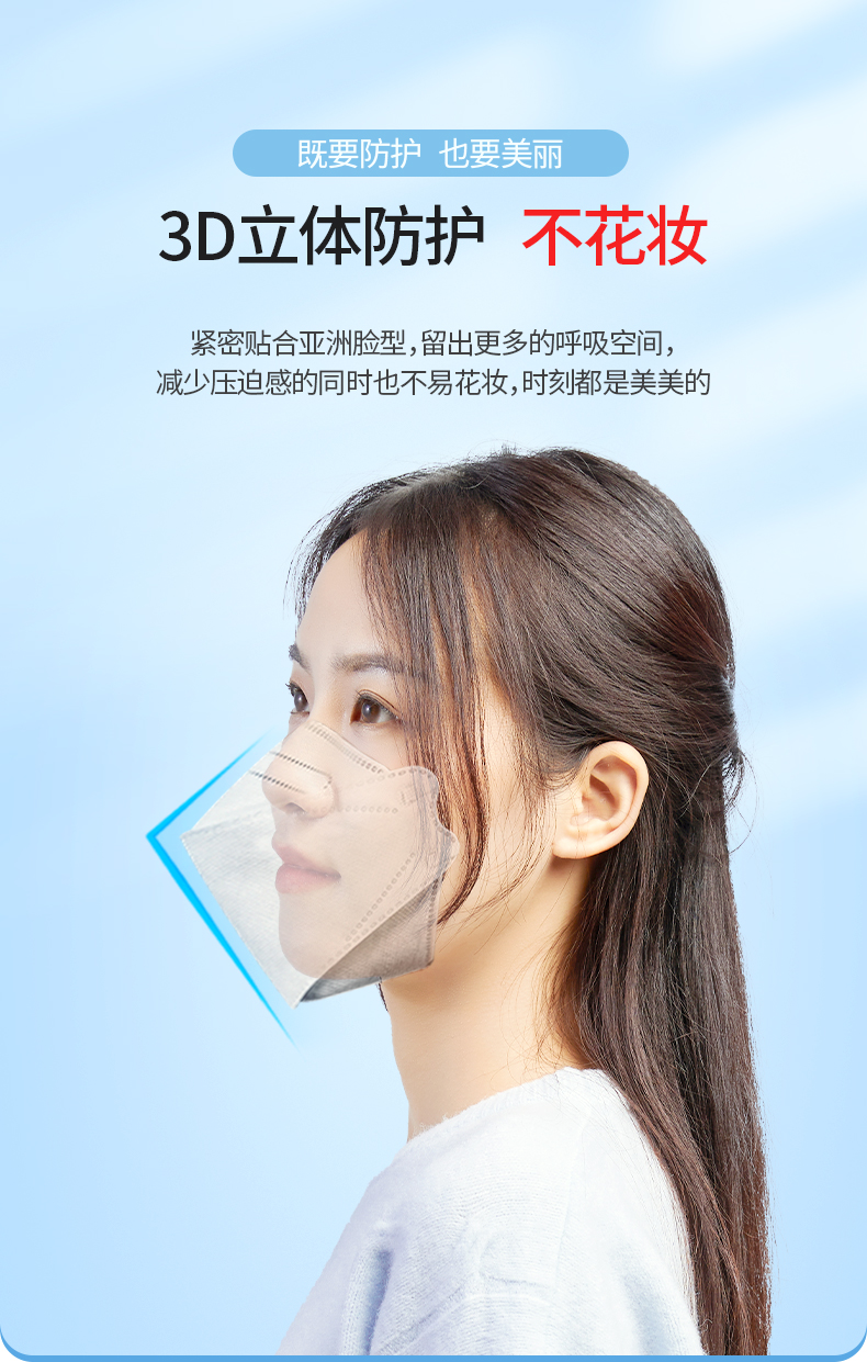 振德 KN95防颗粒物四层口罩 24只 图4