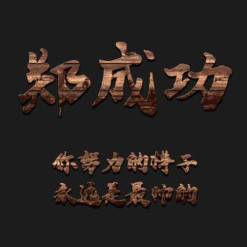 927微信QQ头像签名百家姓氏头像PSD源文件素材