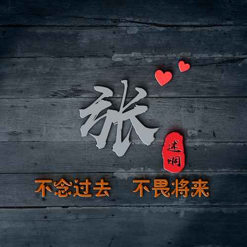 807微信QQ头像签名百家姓氏情侣公会商务头像PSD源文件素材