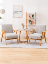 Nordic single sofa light luxury modern simple small apartment living room balcony bedroom lazy sofa balcony lounge chair