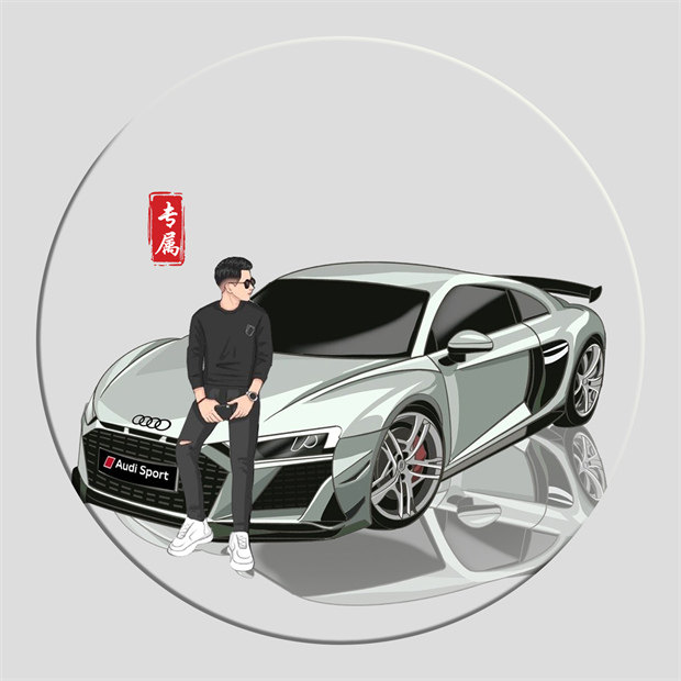 编号14微信签名头像PSD