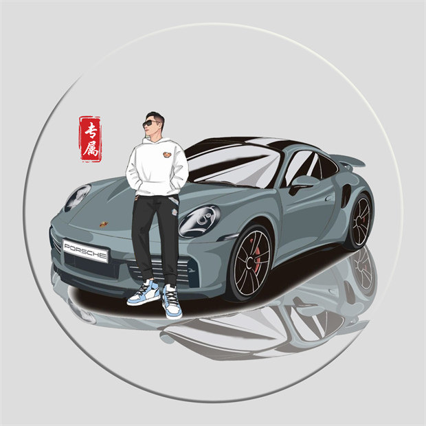 编号18微信签名头像PSD