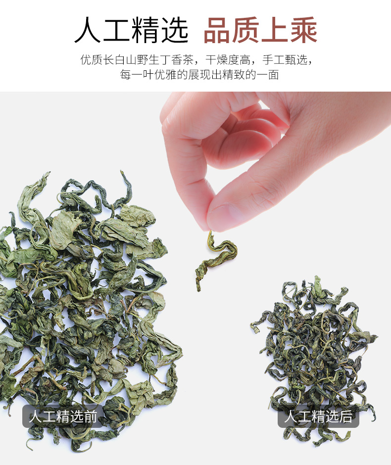 修正 长白山野生丁香茶 50g 养胃抗菌 图3