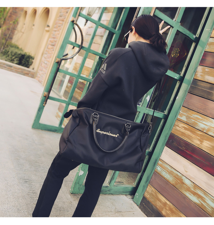 Túi du lịch xách tay nữ túi duffel công suất lớn Hàn Quốc khoảng cách ngắn nam không thấm nước túi hành lý nhỏ túi du lịch túi du lịch túi đựng đồ cá nhân