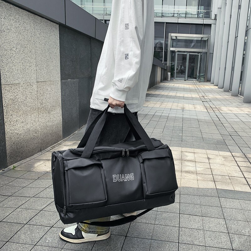 Luggage Bag Large Capacity Male Oversized Outside Dry Wet Separation Shoe Barn Sports Bag Women's Hand Travel Bag