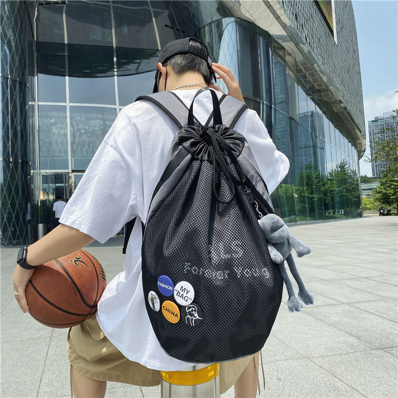Basketball Bag Bunches Pocket Elementary School Students Training Double Shoulder Shoulder Bag Closeout Bag Men's Large Capacity Fitness Football Kits Kits Kits