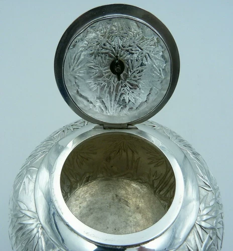 Специальное предложение династии Цин Античный серебряный чайный чайный чайный чай