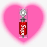 Красный креативный трендовый брелок, ожерелье, в американском стиле, европейский стиль