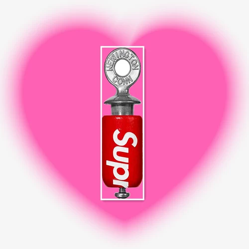 Красный креативный трендовый брелок, ожерелье, в американском стиле, европейский стиль